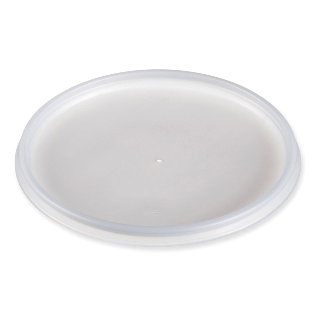 Dart Vented Plastic Lids for Foam Cups Bowls and Containers Fits 12 oz. to 60 oz. - Translucent (1000/Carton)